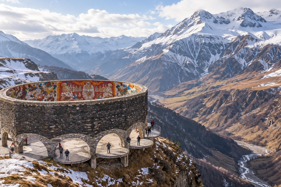 03 Gudauri Friendship Monument Panorama