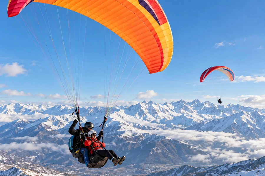 04 Gudauri Paragliding Caucasus Views
