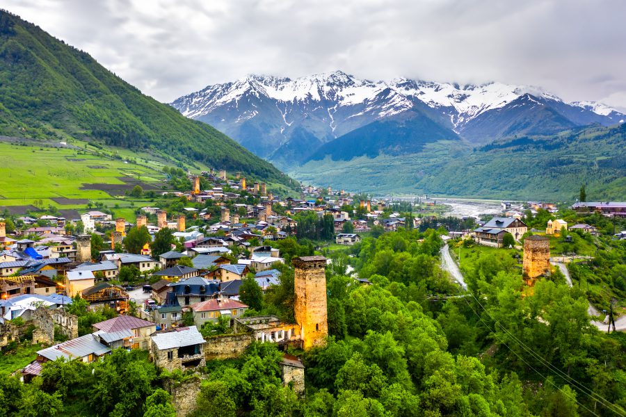 Aerial View of Mestia Village.
Top 5 Types of Tourism in Georgia 2023