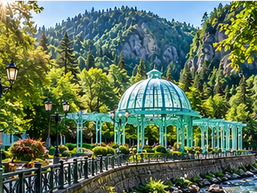 borjomi central park mineral springs