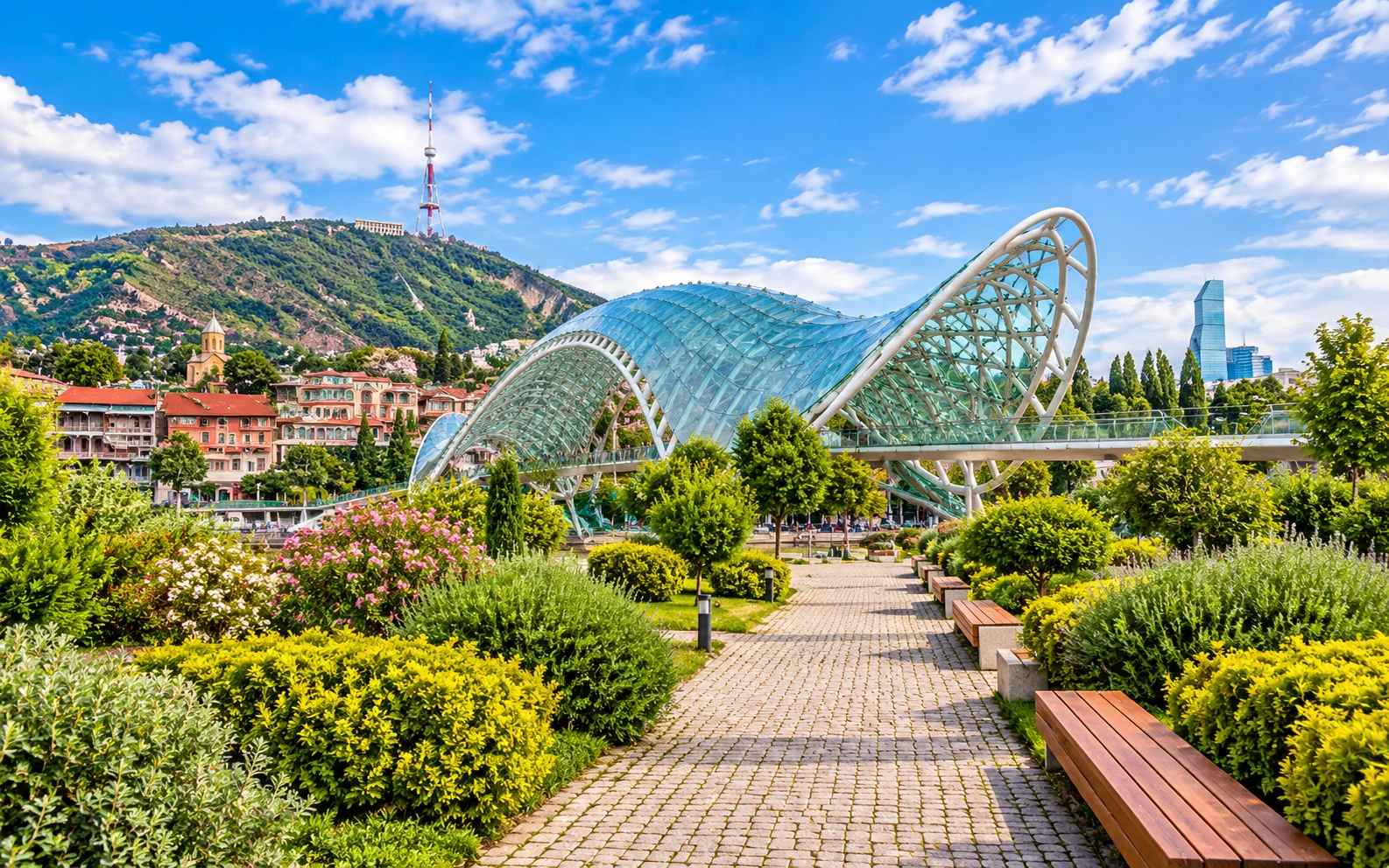 bridge of peace rike park tbilisi optimized