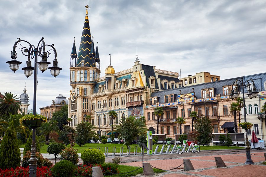 Europe Square in Batumi, Georgia with EVANI Travel. 12 Days/11 Nights Tour Package in Georgia