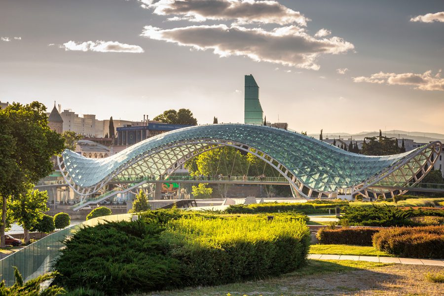 Bridge of Peace, Tbilisi, Georgia with EVANI Travel