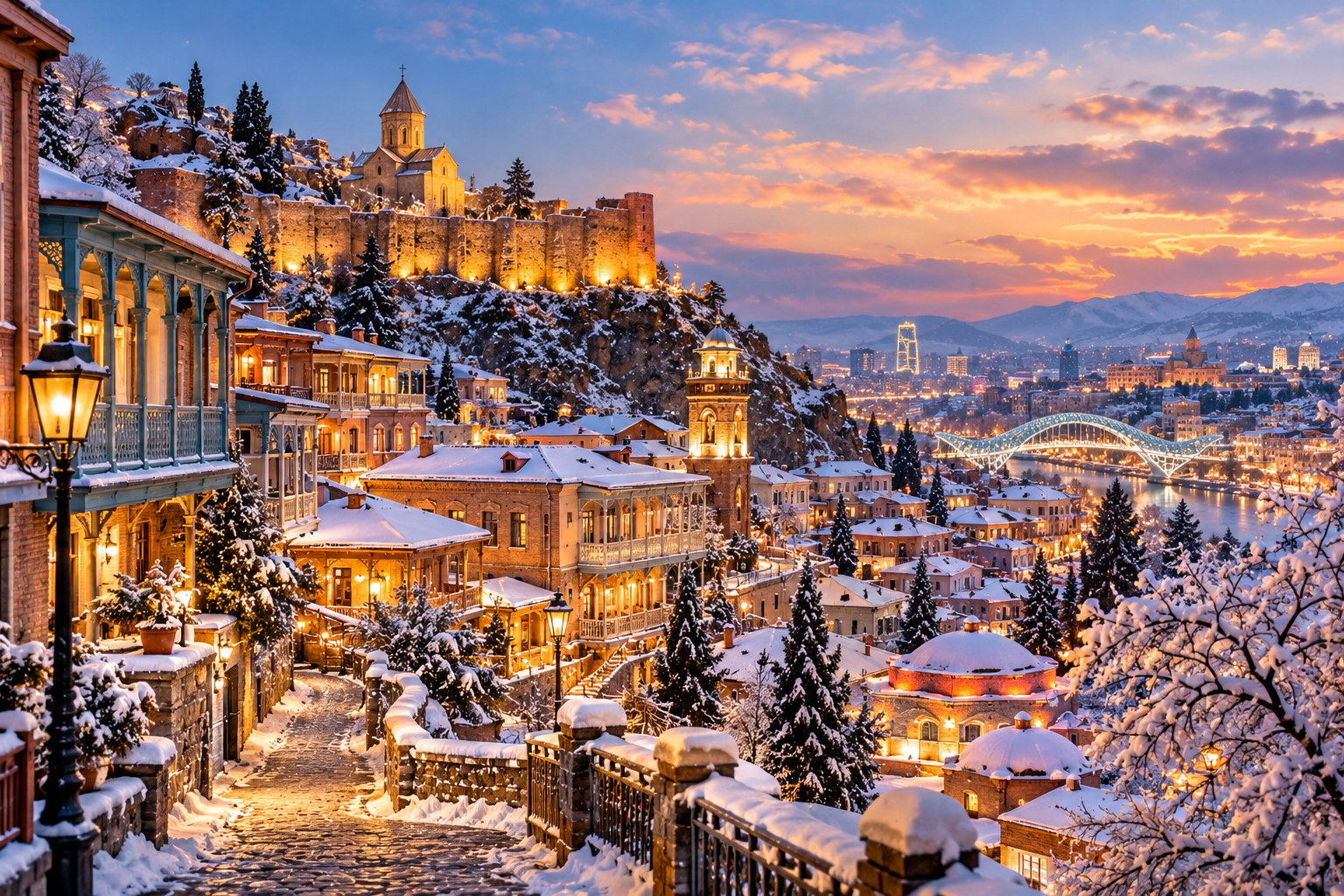 <span>Day 1</span> Arrival in Tbilisi & Winter City Tour